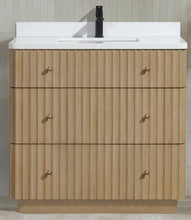 La Jolla 36" Bathroom Vanity Washed Oak