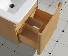 Lucas 24" Floating Bathroom Vanity Washed Oak