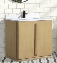 Lucas 36" Bathroom Vanity Washed Oak