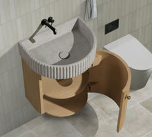 Malibu 18" Floating Bathroom Vanity Washed Oak