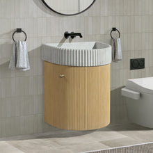 Malibu 18" Floating Bathroom Vanity Washed Oak