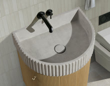 Malibu 18" Floating Bathroom Vanity Washed Oak
