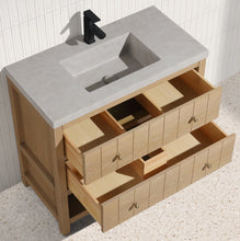 Monica 36" Bathroom Vanity Oak Gray