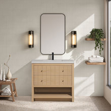 Monica 36" Bathroom Vanity Oak Gray