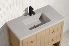 Monica 36" Bathroom Vanity Oak Gray