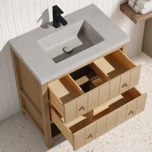 Monica 30" Bathroom Vanity Oak Gray