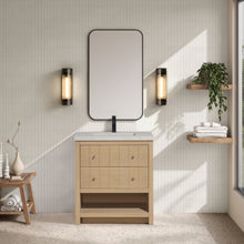 Monica 30" Bathroom Vanity Oak Gray