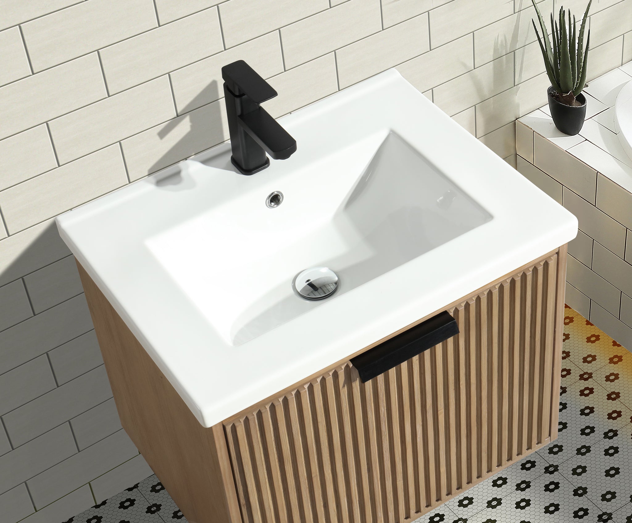 San Diego 24" Bathroom Vanity Weathered Fir Ari Kitchen & Bath