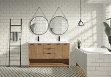 San Diego 55" Freestanding Bathroom Vanity Weathered Fir