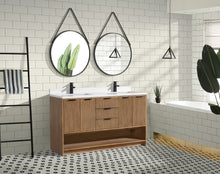 San Diego 55" Freestanding Bathroom Vanity Weathered Fir