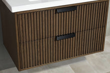 San Diego 30" Floating Bathroom Vanity Walnut