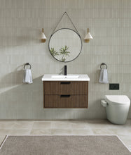 San Diego 30" Floating Bathroom Vanity Walnut