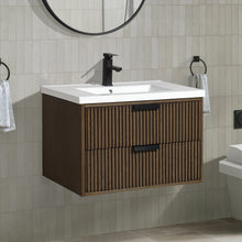San Diego 30" Floating Bathroom Vanity Walnut