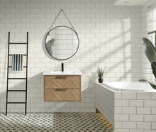 Carlsbad 30" Floating Bathroom Vanity Weathered Fir