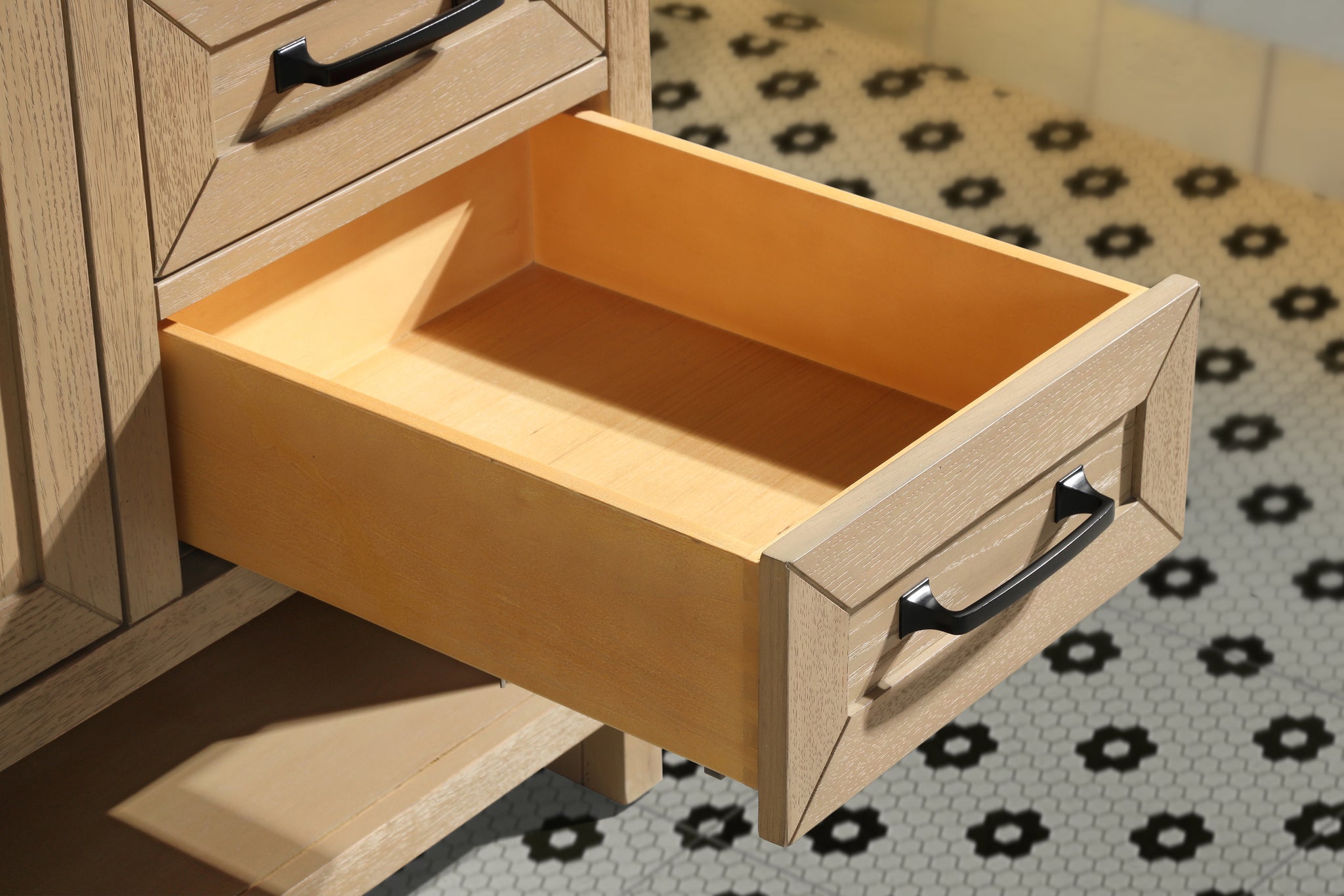 Venice 42" Bathroom Vanity Oak Gray Finish Ari Kitchen & Bath