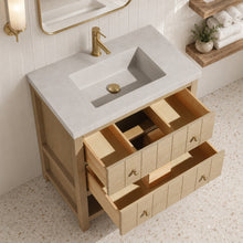 Monica 30" Bathroom Vanity Oak Gray