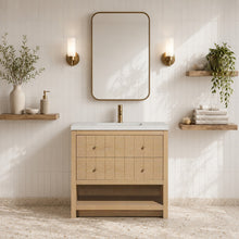 Monica 36" Bathroom Vanity Oak Gray