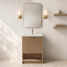 San Diego 24" Freestanding Bathroom Vanity Oak