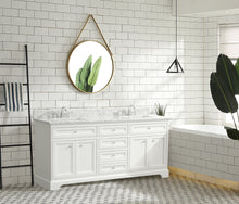 South Bay 72" Bathroom Vanity White